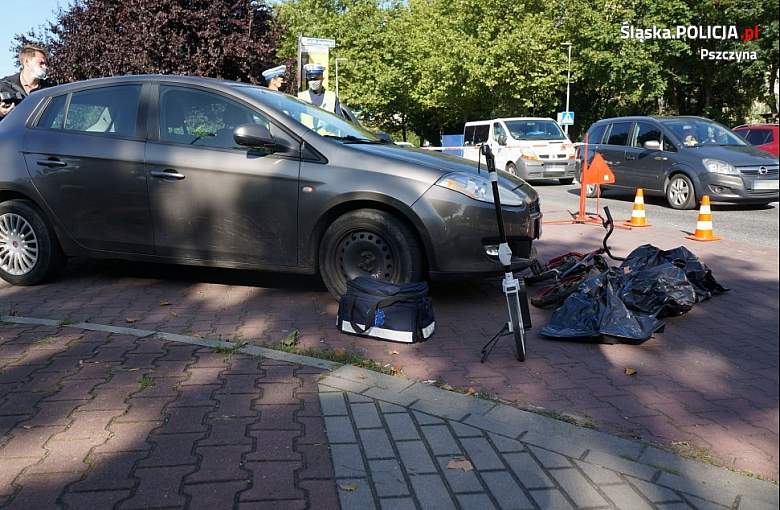 Potrącenie małego dziecka - na szczęście tylko pozorowany wypadek
