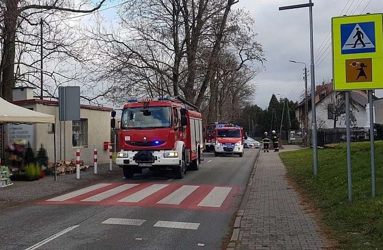Do uszkodzenia gazociągu doszło podczas prac koparką