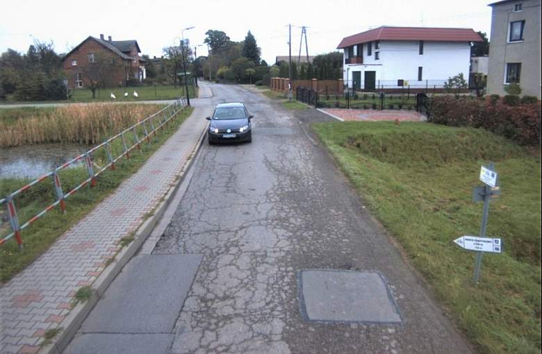 Kobiór. ulica Rodzinna. Starostwo Powiatowe w Pszczynie