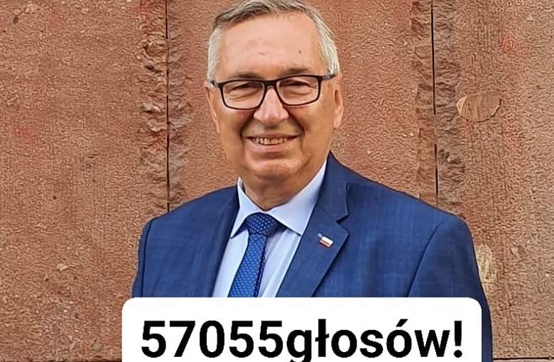 Stanisław Szwed otrzymał ponad 57 tysięcy głosów
