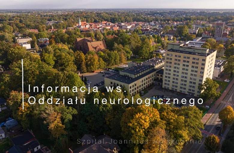 Informacja w sprawie Oddziału neurologicznego