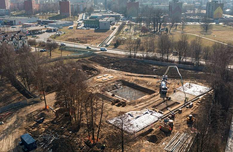 Trwają prace przy budowie Pszczyńskiego Centrum Kultury